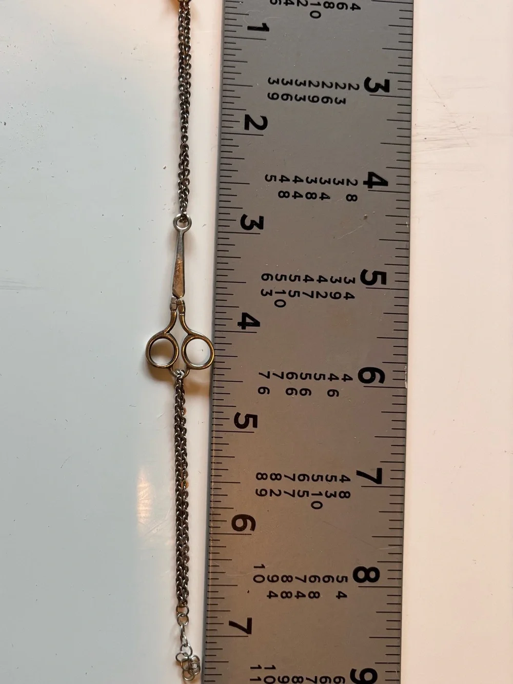 Spanner Italy 925 Sterling Silver Hairdresser Scissors Bracelet 7.5” Stylist